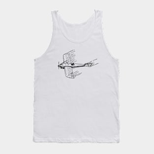 Plane Retro / Vintage Tank Top